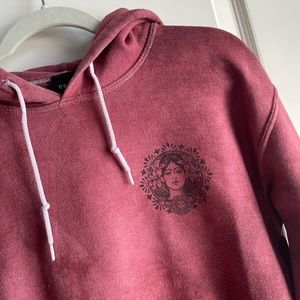 Make Art Not War Pink Tie Dye Hoodie